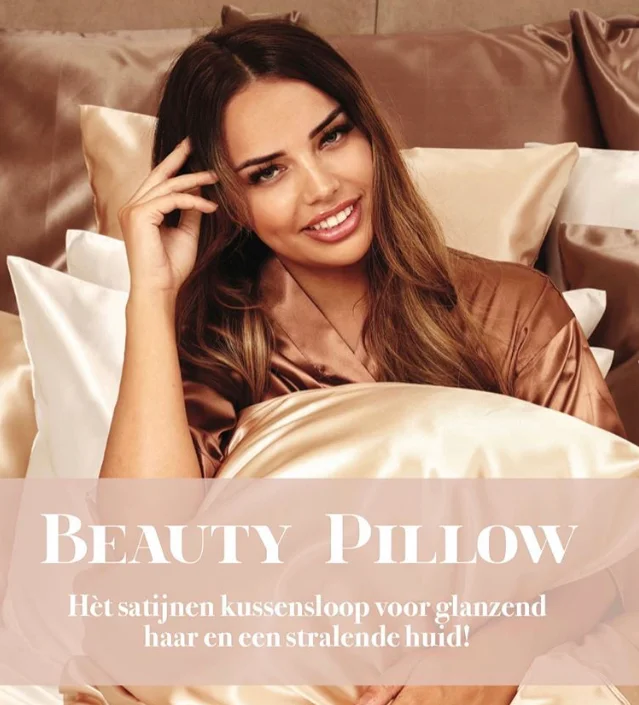 beauty pillow kussen sloop satijn glanzend haar stralende huid healthy skin clinic alphen aan den rijn